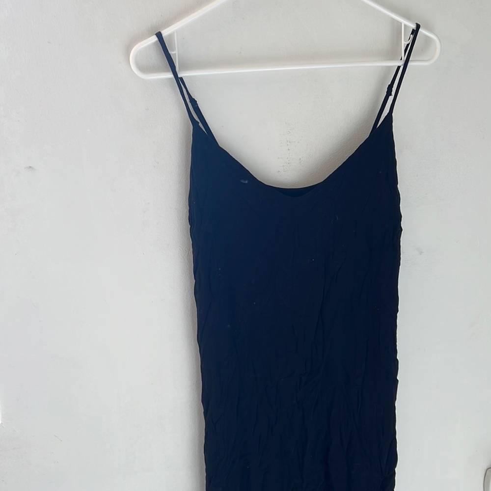 Black maxi dress